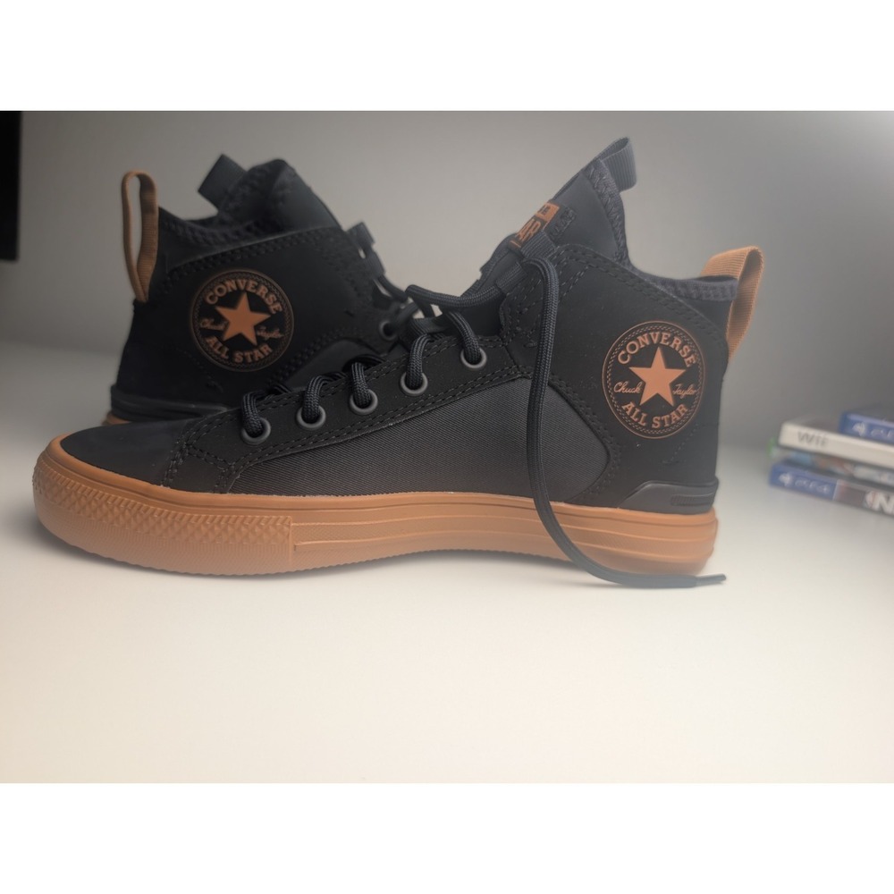 NEW Converse Chuck Taylor All Star Ultra Mid Black Warm Tan M5/ W7 With Box